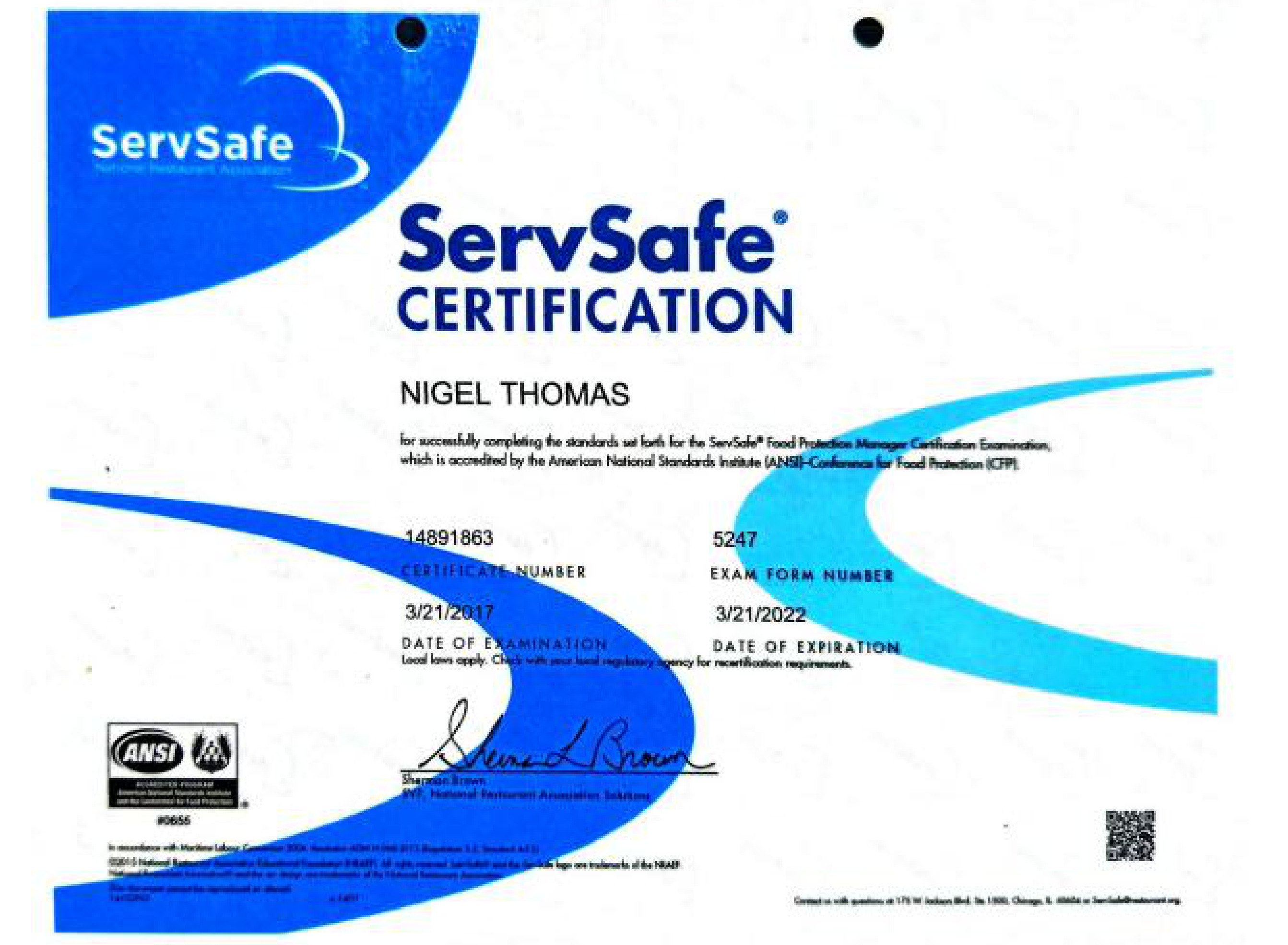 Certificate 7